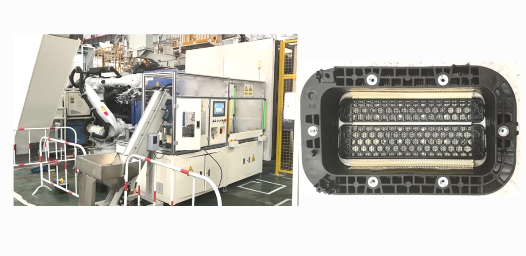 注塑設(shè)備1—整體外觀&網(wǎng)布和螺釘產(chǎn)品